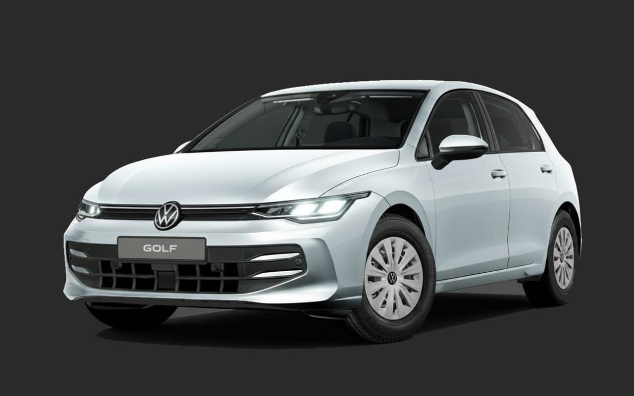 VW Golf 8 — Ledeno plava